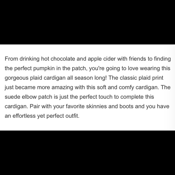 🍎🎉HP🎉🚨ONE LEFT🚨Red Plaid Elbow Patch Cardigan - Picture 5 of 6